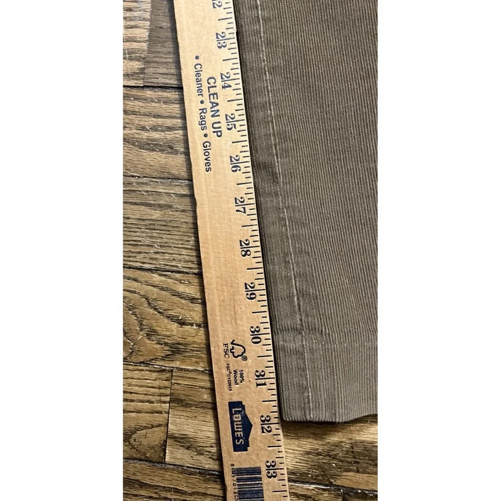 Vintage F.F. Farah Brown Medium Wale Corduroy Pants 35 x 30 Straight Leg